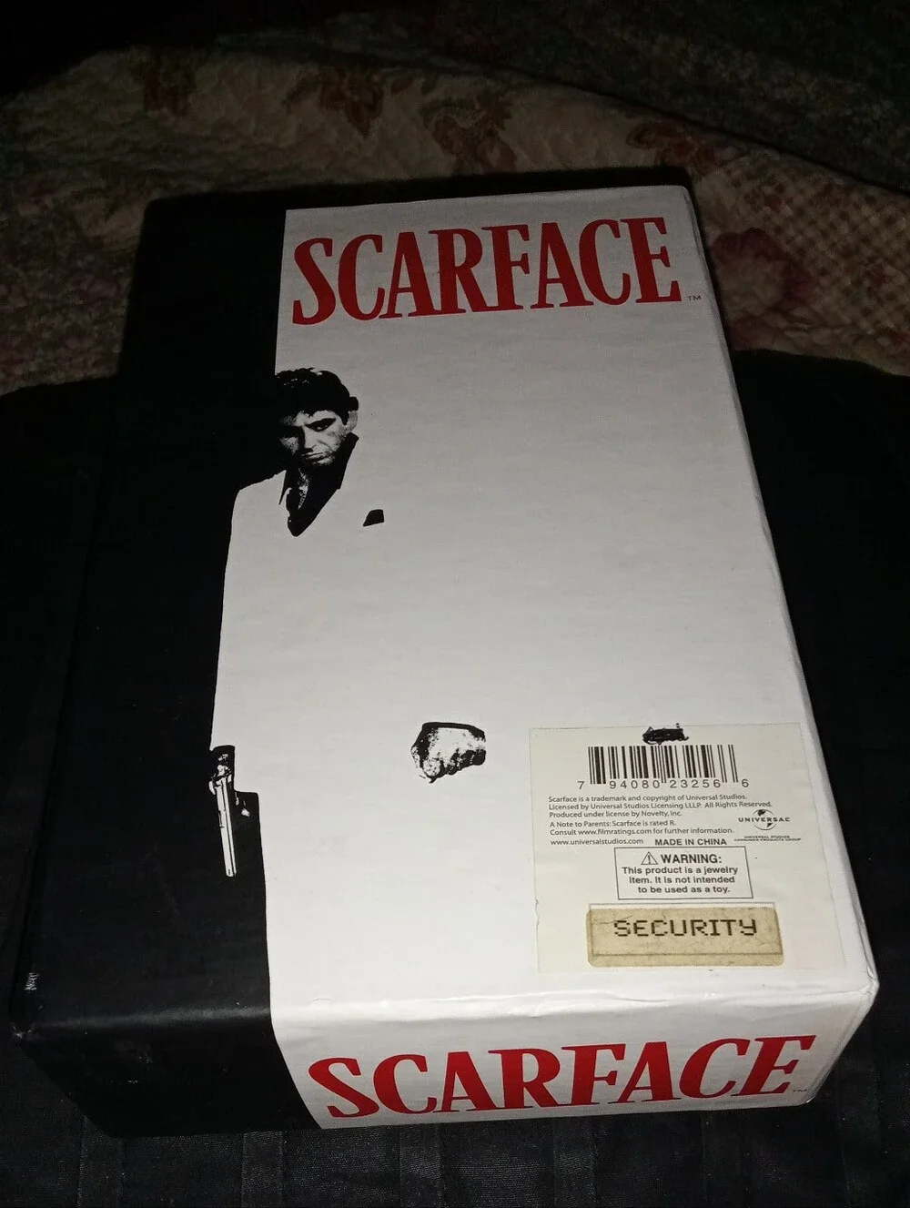 VHTF MIB Scarface Gift Box Set Sunglasses Wallet & Necklace